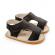 Sandalute negre cu arici pentru baietei (marime disponibila: 3-6 luni (marimea