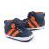 Adidasi bleumarine cu dungi portocalii (marime disponibila: 3-6 luni (marimea