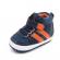 Adidasi bleumarine cu dungi portocalii (marime disponibila: 3-6 luni (marimea