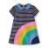 Rochita bleumarine - curcubeu (marime disponibila: 2 ani)