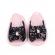 Sandalute roz cu danteluta bleumarine (marime disponibila: 3-6 luni (marimea 18