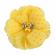 Clama pentru fetite - floricica cu bulinute (culoare: maro)