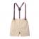 Costum elegant cu body bleumarine tip polo (marime disponibila: 12-18 luni