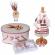 Set botez popular, costum rochita traditionala, trusou botez, cutie trusou si