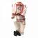 Set botez popular baietel, trusou botez landou, lumanare si costum national