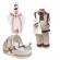 Set botez traditional baietel, trusou botez landou, lumanare si costum popular