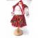 Set botez traditional fetita, trusou botez landou, lumanare si costum national