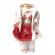 Set botez traditional fetita, trusou botez landou, lumanare si costum