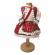 Set botez traditional fetita, trusou botez landou, lumanare si costum
