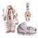 Set hainute botez, trusou si lumanare personalizata, decor traditional,