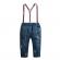Costumas cu blugi si camasuta in carouri albastre (marime disponibila: 2 ani)