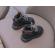 Ghete imblanite negre - fashion (marime disponibila: marimea 21)