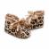 Ghetute crem imblanite - animal print (marime disponibila: 3-6 luni (marimea 18