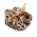 Ghetute crem imblanite - animal print (marime disponibila: 3-6 luni (marimea 18