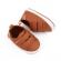 Pantofiori maro cu barete cu arici (marime disponibila: 3-6 luni (marimea 18