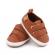 Pantofiori maro cu barete cu arici (marime disponibila: 6-9 luni (marimea 19