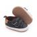 Pantofiori negri cu barete cu arici (marime disponibila: 3-6 luni (marimea 18