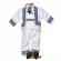 Set botez national baietel, trusou botez landou, lumanare si costum popular,