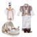 Set botez traditional baiat, trusou botez landou, lumanare si costum national,