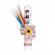 Set botez traditional baiat, trusou botez landou, lumanare si costum national,