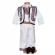 Set botez traditional baietel, trusou botez landou, lumanare si costum