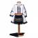 Set costum national fetita, trusou botez landou si lumanare, decor traditional,