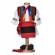 Set costum popular fetita, trusou botez landou si lumanare, decor traditional,