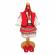 Set costum rochita nationala, trusou botez, cutie trusou si lumanare, decor