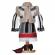 Set costum traditional fata, trusou botez landou si lumanare, decor national,