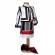Set costum traditional fata, trusou botez landou si lumanare, decor popular,