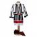 Set costum traditional fata, trusou botez landou si lumanare, decor popular,
