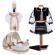 Set costum traditional fetita, trusou botez landou si lumanare, decor national,