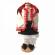 Set costumas rochita populara, trusou botez, cutie trusou si lumanare, decor