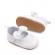 Pantofiori alb sidefat pentru fetite (marime disponibila: 6-9 luni (marimea 19