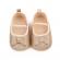 Pantofiori aurii cu fundita delicata (marime disponibila: 3-6 luni (marimea 18