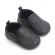 Pantofiori negri tip mocasinii cu perforatii (marime disponibila: 3-6 luni