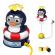 Jucarie- lansator cu apa in aer liber, model pinguin