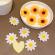 Set de 2 clame - floarea soarelui