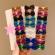 Set de 2 clame - fundite sclipicioase (culoare: albastru)