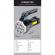 Lanterna puternica de mana, abs, lumini laterale cob,7 led, 2 in 1, afisare procentaj baterie, lumina alba