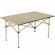 Masa pliabila pentru camping, inclusa geanta de transport, aluminiu, bej, 120 x 55 x 50cm