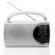 Radio jvc ra-e321s, tuner analogic fm/am, mufa jack pentru casti, argintiu