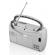 Radio jvc ra-e321s, tuner analogic fm/am, mufa jack pentru casti, argintiu