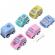 Set 6 masinute de jucarie, 4 cm, multicolore