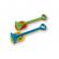 Set lopata si grebla 56 cm compact androni giocattoli