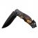 Briceag salvare, ideallstore®, hunting deer, 21 cm, otel inoxidabil
