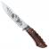 Cutit de vanatoare ideallstore®, mountain stag , argintiu, 27.5 cm, teaca textila inclusa