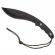 Cutit tip maceta ideallstore®, mini kukri, negru, 30 cm, teaca inclusa