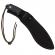 Cutit tip maceta ideallstore®, mini kukri, negru, 30 cm, teaca inclusa