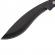 Cutit tip maceta ideallstore®, mini kukri, negru, 30 cm, teaca inclusa
